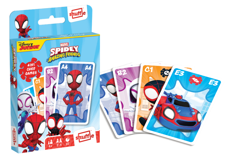 Shuffle, Spidey i super-kumple, gra karciana 4w1