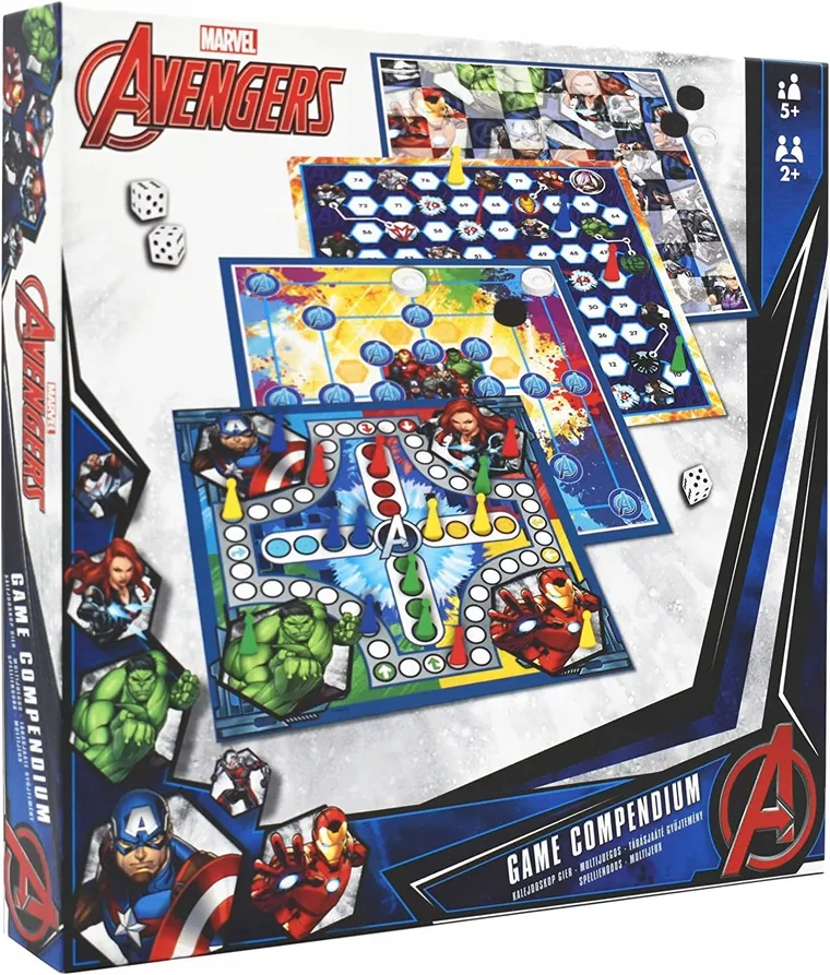 Shuffle, The Avengers, Modern Classics, Kalejdoskop, zestaw gier familijnych 4w1