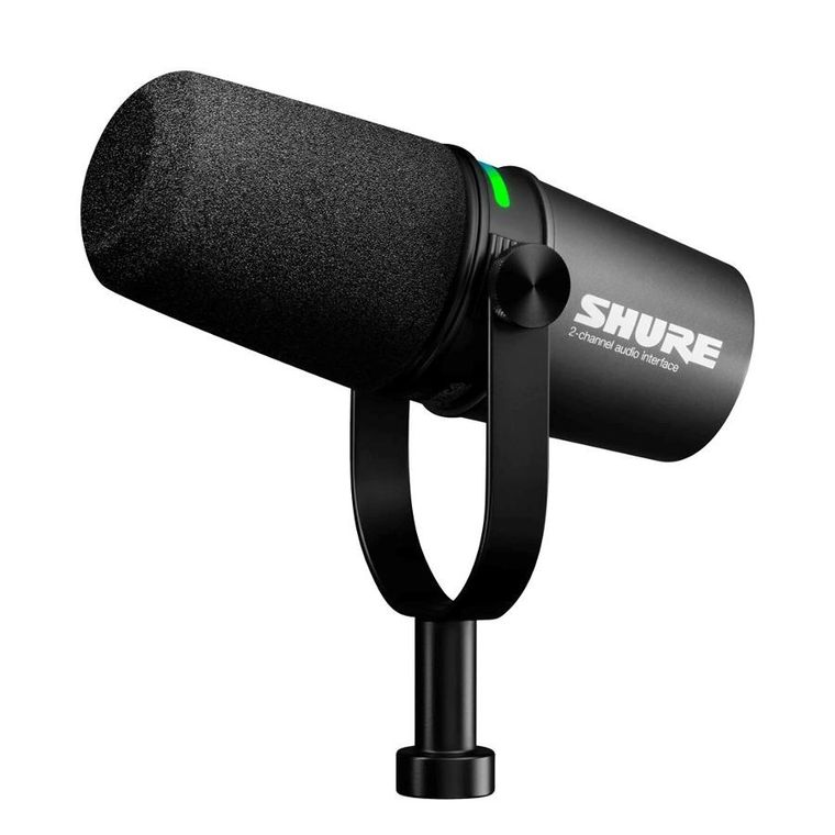 Shure, MV7i, inteligentny mikrofon z interfejsem US