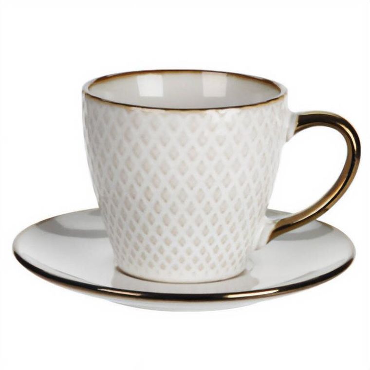 Siaki, Dune, filiżanka ze spodkiem do kawy, herbaty, 210 ml