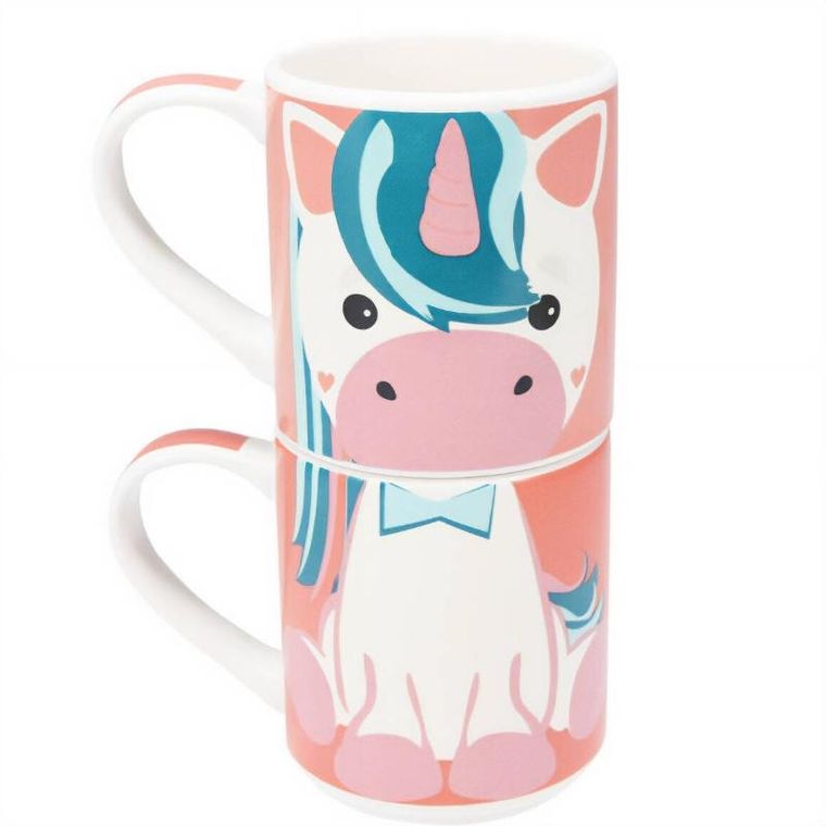 Siaki, zestaw prezentowy: 2 kubki porcelanowe dla dziecka, 2-265 ml