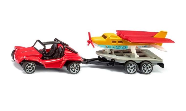 Siku, auto z przyczepą i samolotem sportowym, model pojazdów, 1696