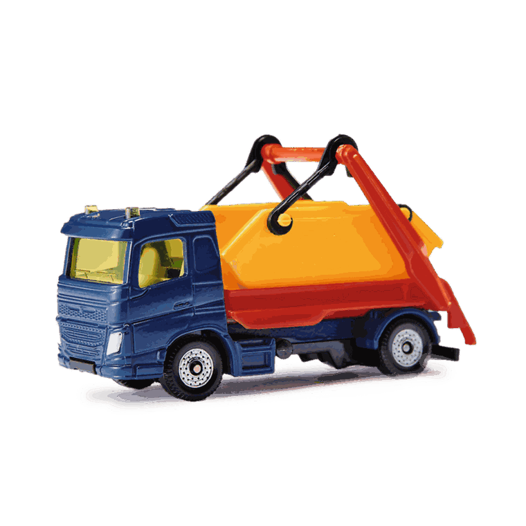 Siku, Ciężarówka LKW z podnośnikiem hakowym, model pojazdu, 1298