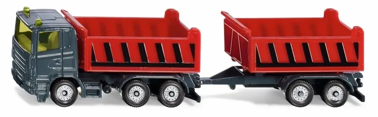 Siku, Ciężarówka wywrotka z przyczepą, model pojazdu, 1685