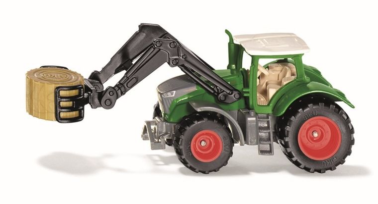 Siku, Fendt, traktor z chwytakiem do beli, model pojazdu, 1539
