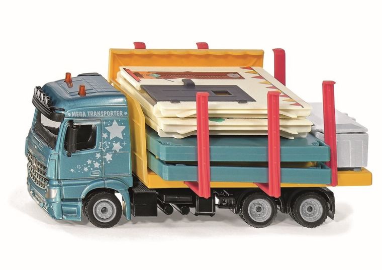 Siku, Fertighaus-Transporter, mobilny dom na kółkach, zestaw, 3562