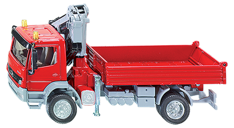 Siku, Mercedes-Benz Atego z dźwigiem obrotowym, model pojazdu, 3534