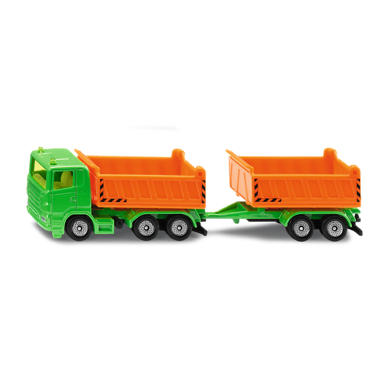 Siku, Orange, ciężarówka z przyczepą, model pojazdu, 1685