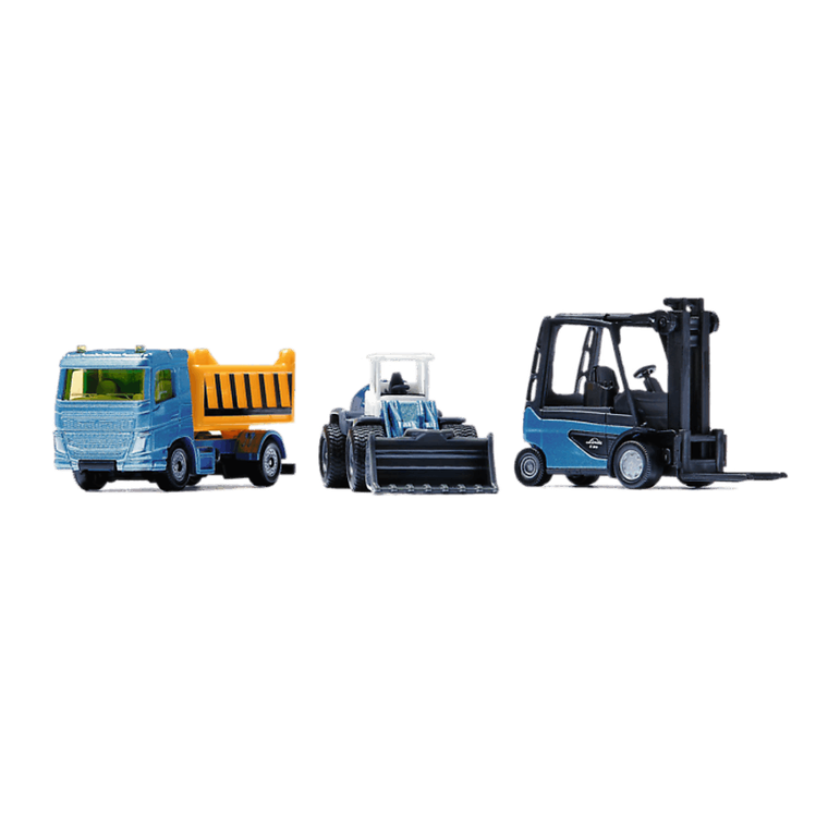 Siku, pojazdy budowlane z akcesoriami, zestaw, 6336