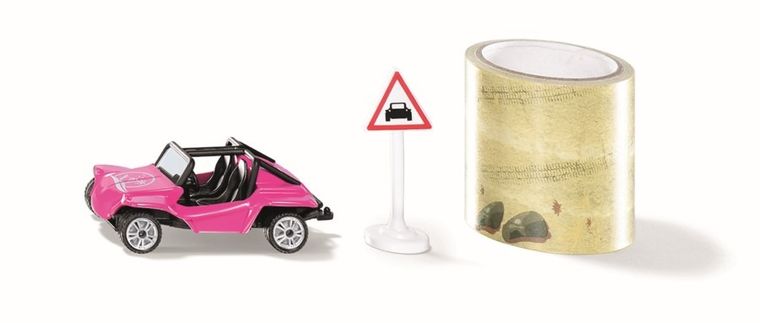Siku, samochód Buggy + taśma z jezdnią, zestaw, 1604