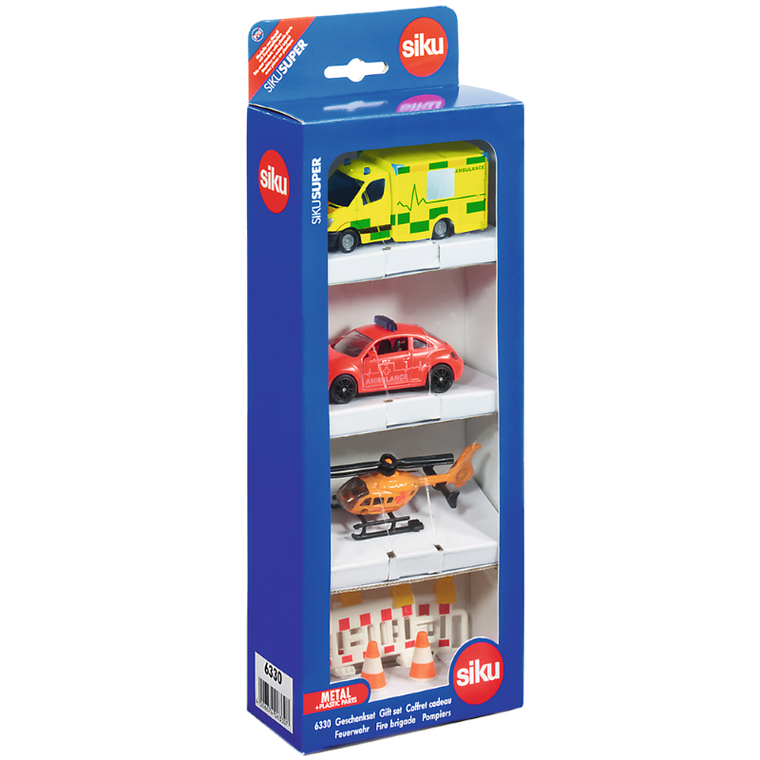 Siku Super, Pogotowie ratunkowe, pojazdy z akcesoriami, zestaw, 6332