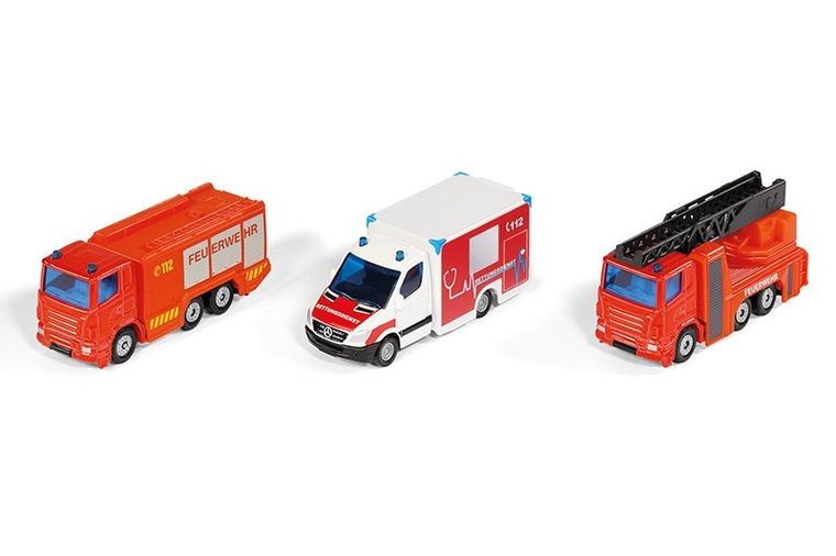Siku Super, zestaw pojazdów ratunkowych, 6326