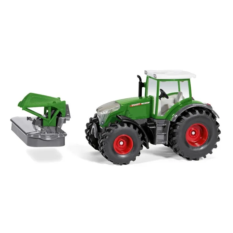 Siku, Traktor Fendt 942 Vario z kosiarką czołową, model pojazdu, 2000
