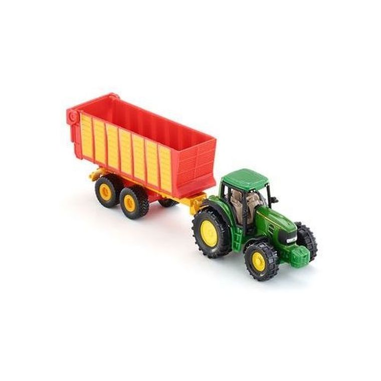 Siku, Traktor John Deere z przyczepą Silage, model pojazdu, 1650