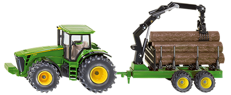 Siku, Traktor z przyczepą leśną, model pojazdu, 1954