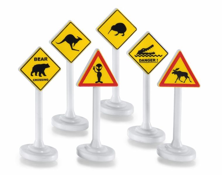 Siku, Znaki drogowe międzynarodowe, model pojazdu, 0894