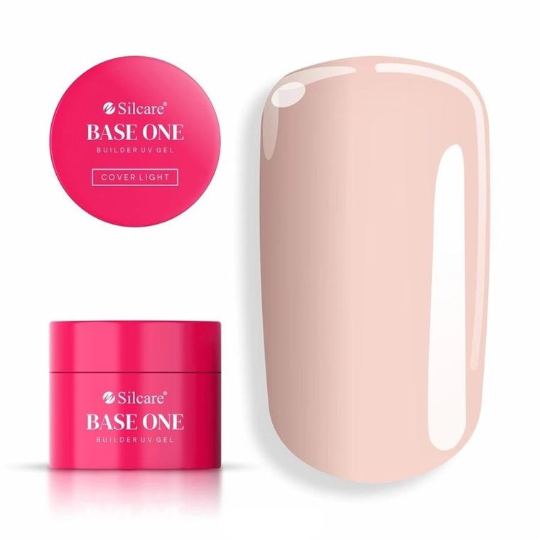 Silcare, Base One Cover Light, żel budujący do paznokci, 15g