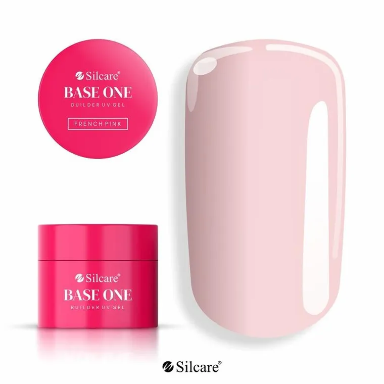 Silcare, Base one gel, żel budujący do paznokci, french pink, 50g