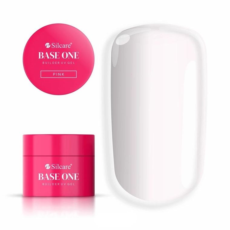 Silcare, Base One Pink, żel budujący do paznokci, 50g