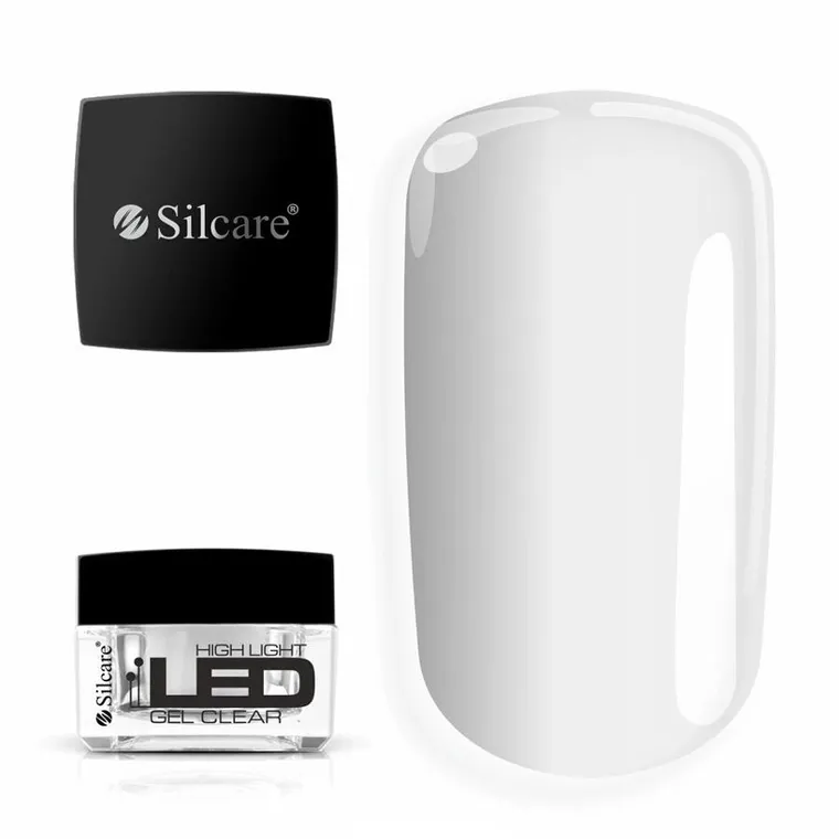 Silcare, High Light LED Gel Clear, jednofazowy żel do paznokci, 30g