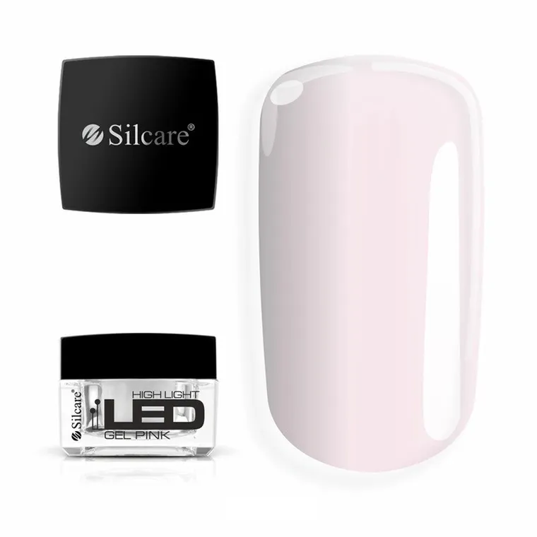 Silcare, High Light Led Gel, średniogęsty jednofazowy żel do paznokci, Pink, 30g