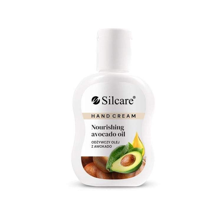 Silcare, Nourishing Avocado Oil Hand Cream, odżywczy krem do rąk z olejem z awokado, 100 ml