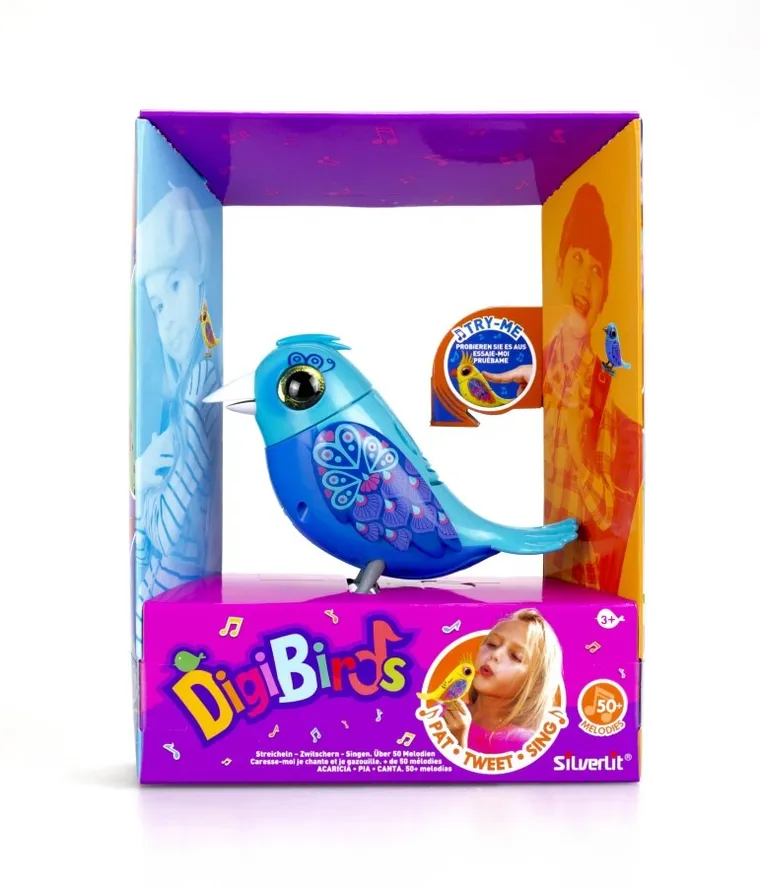 Silverlit, DigiBirds, ćwierkający ptaszek, zabawka interaktywna