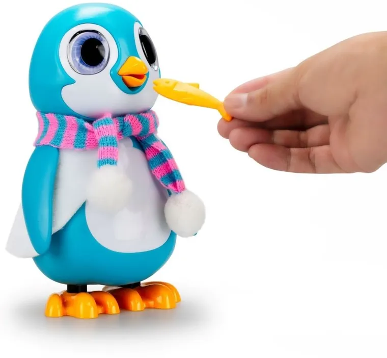 Silverlit, Pingwin, figurka interaktywna, niebieski