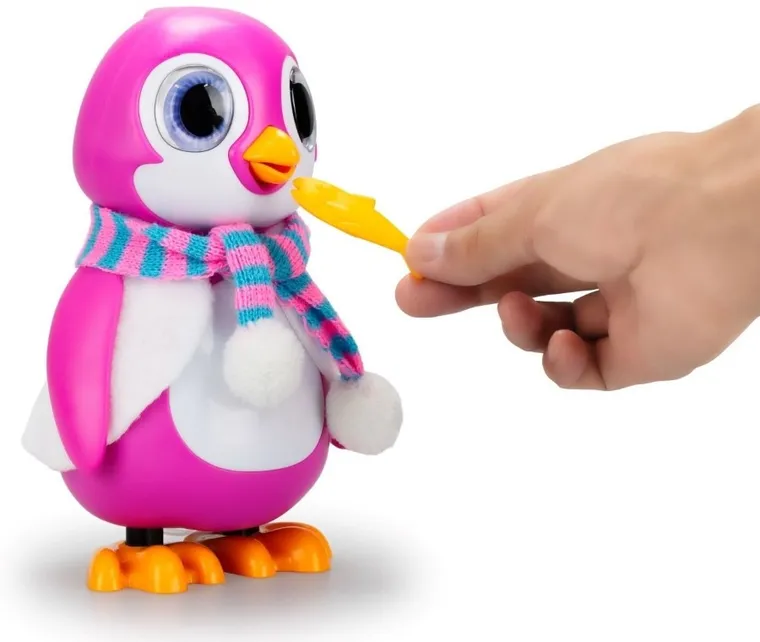 Silverlit, Pingwin, figurka interaktywna, różowy