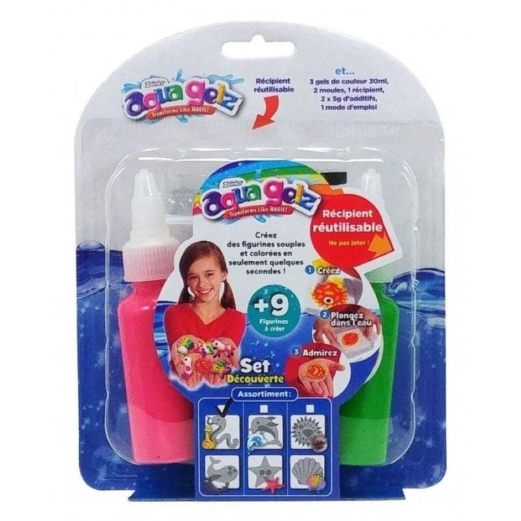 Simba, Aqua Gelz, żele brokatowe, zestaw startowy, kreatywny
