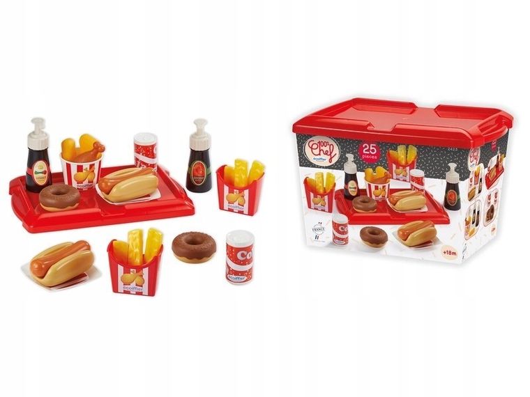 Simba, fast food, zestaw akcesoriów