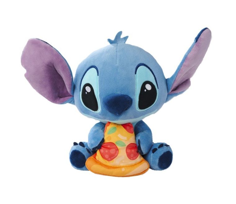 Simba, Lilo i Stitch, maskotka, z pizzą, 25 cm