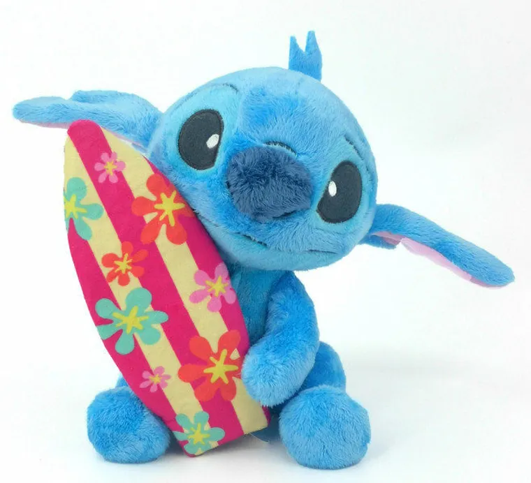 Simba, Lilo i Stitch, Stitch z deską, maskotka 25 cm