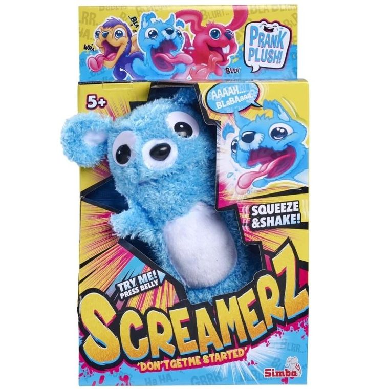 Simba, miś niebieski, maskotka interaktywna