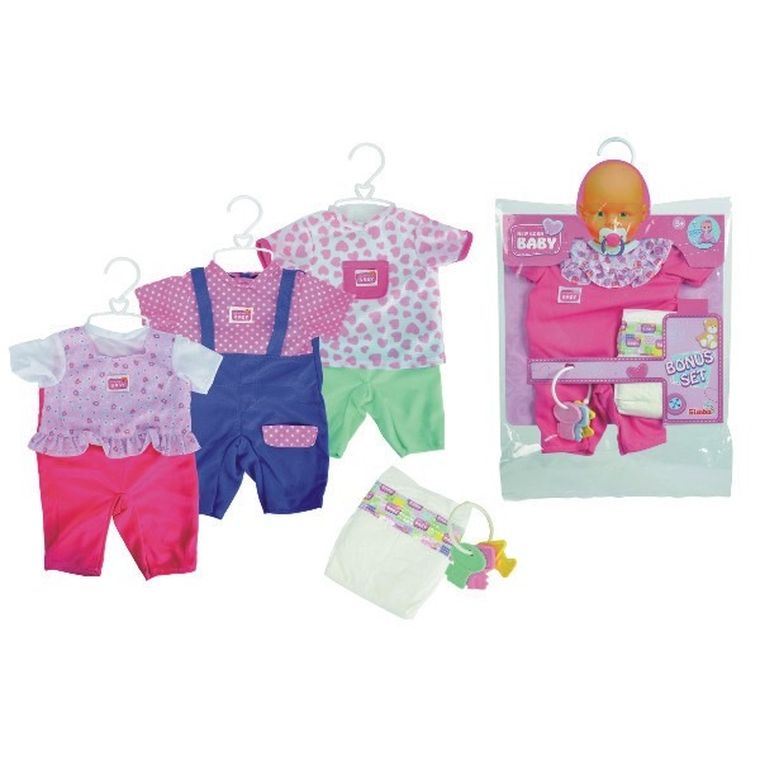 Simba, New Born Baby, ubranka z akcesoriami