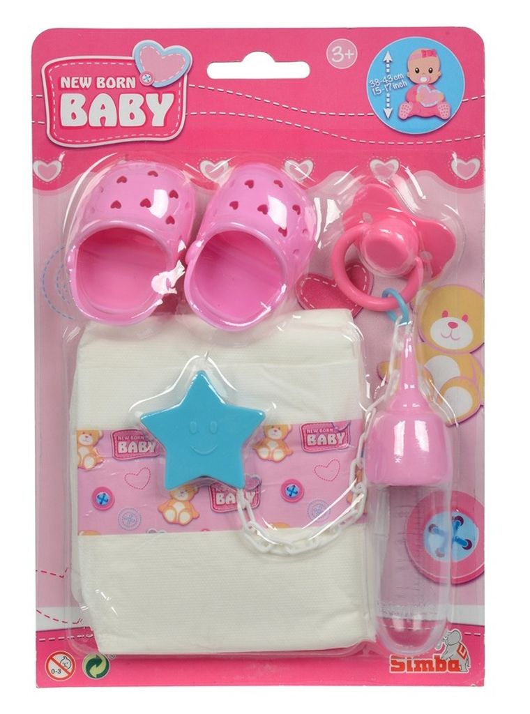 Simba, New Born Baby, zestaw podróżny bobas, akcesoria dla lalki