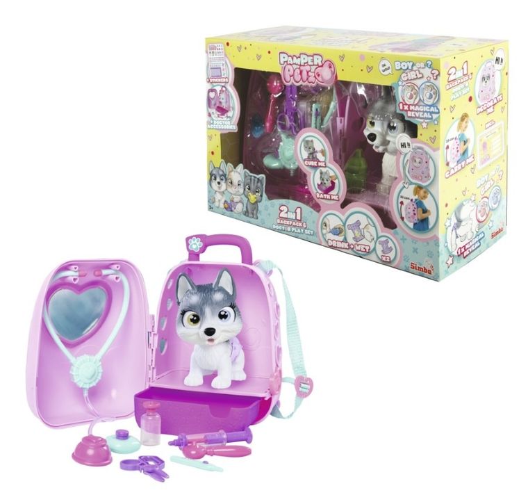 Simba, Pamper Petz, Weterynarz, Piesek, maskotka z akcesoriami