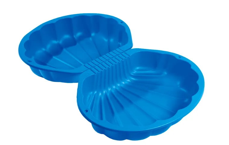 Simba, piaskownica muszelka, niebieska