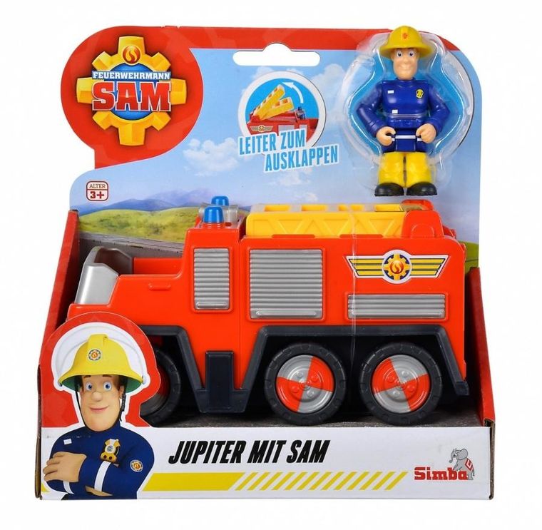 Simba, Strażak Sam, Jupiter, auto