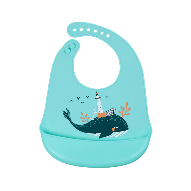 Simed, Wieloryb, śliniak silikonowy z kieszenią