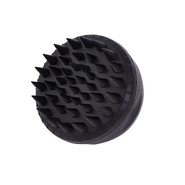 Sister Young, Aura Scalp Massager Shampoo Brush, szczotka do mycia i masażu skóry głowy, black