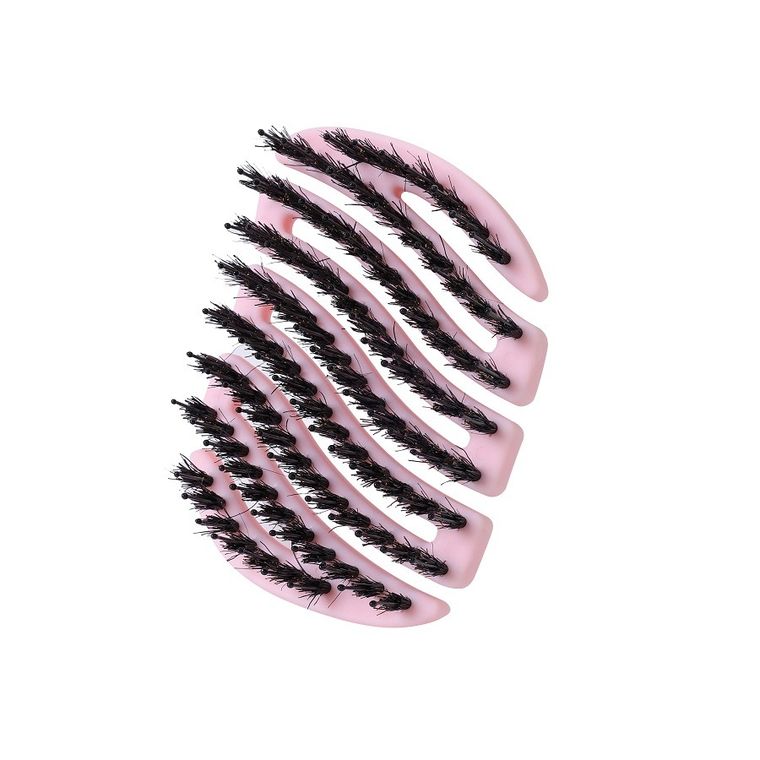 Sister Young, Mila Pocket Hair Brush, mała szczotka do włosów, Pink