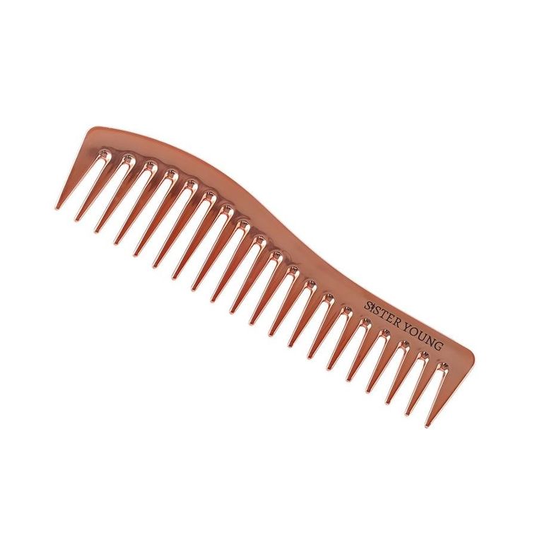 Sister Young, Zuri Styling Hair Comb, grzebień do włosów, rose gold