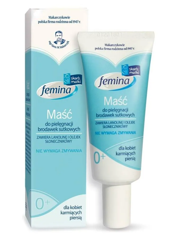 Skarb Matki, Femina, maść do pielęgnacji brodawek sutkowych, 30 ml