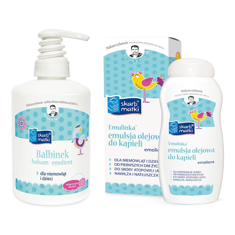 Skarb Matki, zestaw emolientów dla niemowląt i dzieci