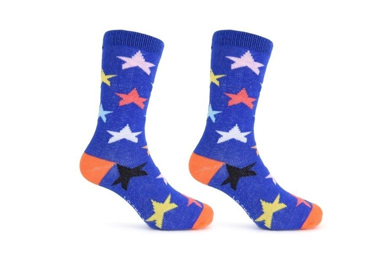 Skarpetki chłopięce, granatowe, Be Snazzy