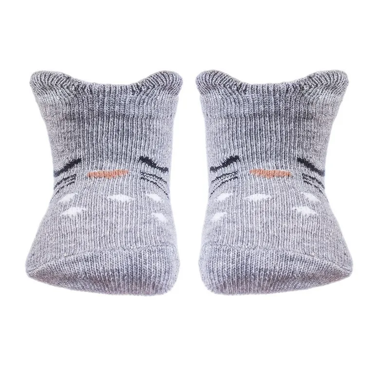 Skarpetki chłopięce stopki, grafitowe, Be Snazzy