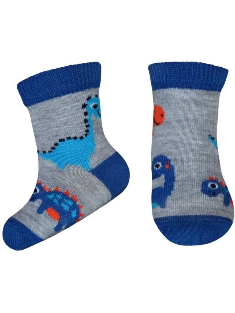 Skarpetki chłopięce, szare melanż, Milusie