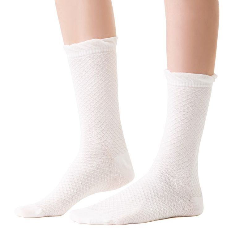 Skarpetki damskie, białe, Steven