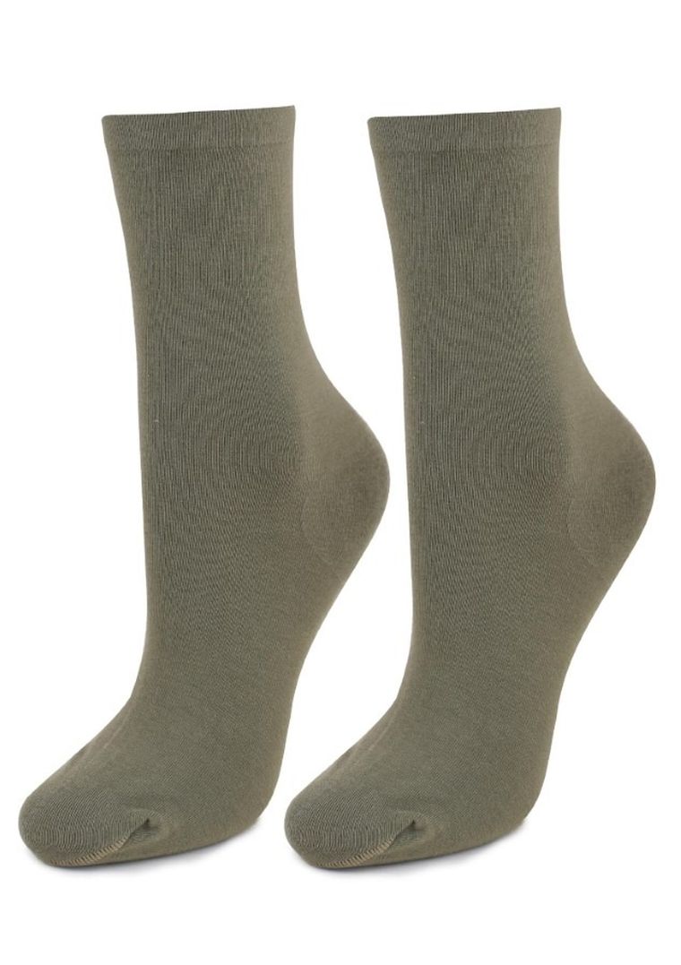 Skarpetki damskie, khaki, Marilyn